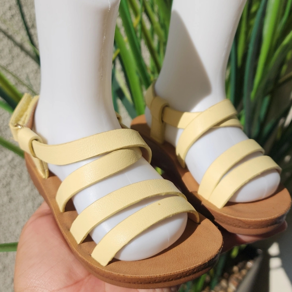 Strappy Yellow Sandals